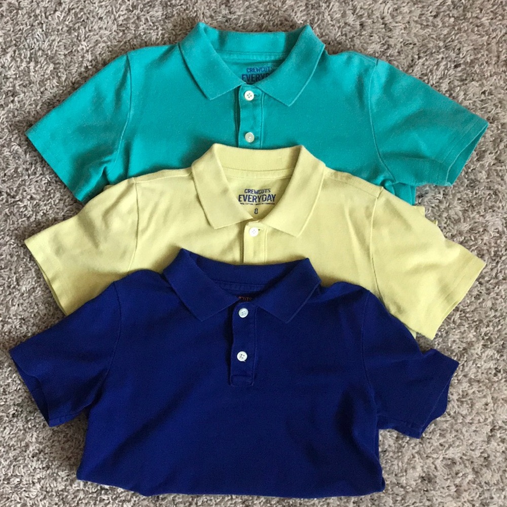3 short sleeve crew cuts everyday size 8 boys